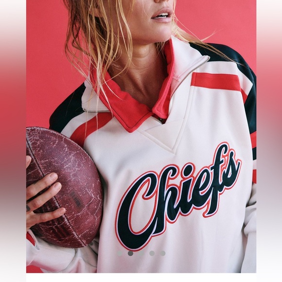 Free People NFL Half Zip Top - Picture 2 of 6